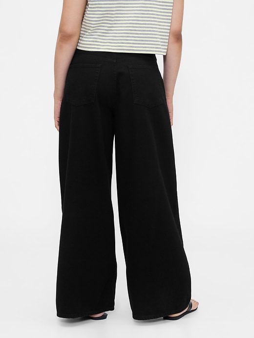 Image number 6 showing, Curvy Mid Rise UltraSoft Baggy Jeans