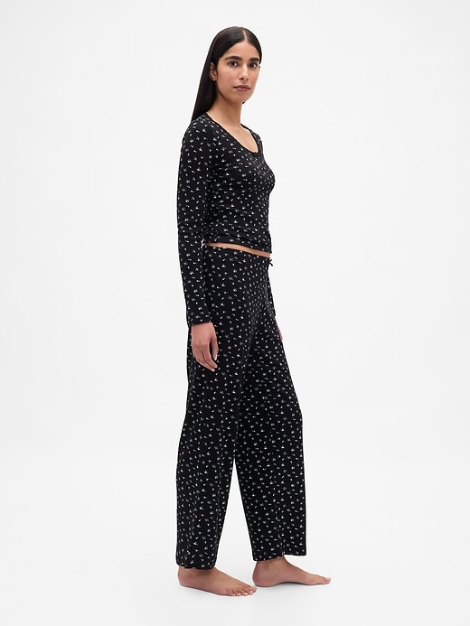 Image number 3 showing, Pointelle PJ Set