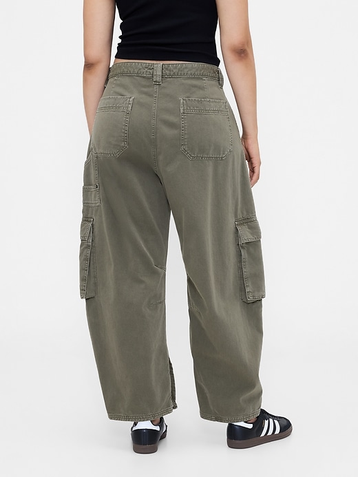 Image number 6 showing, Mid Rise Barrel Cargo Pants