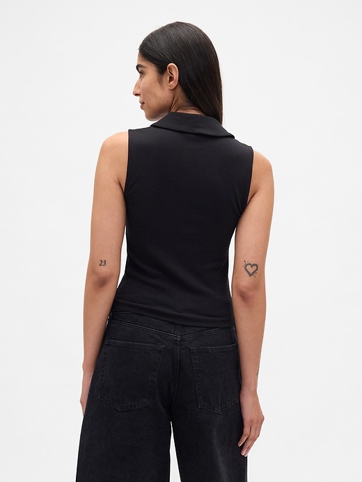 Image number 3 showing, Modern Polo Crop Tank Top