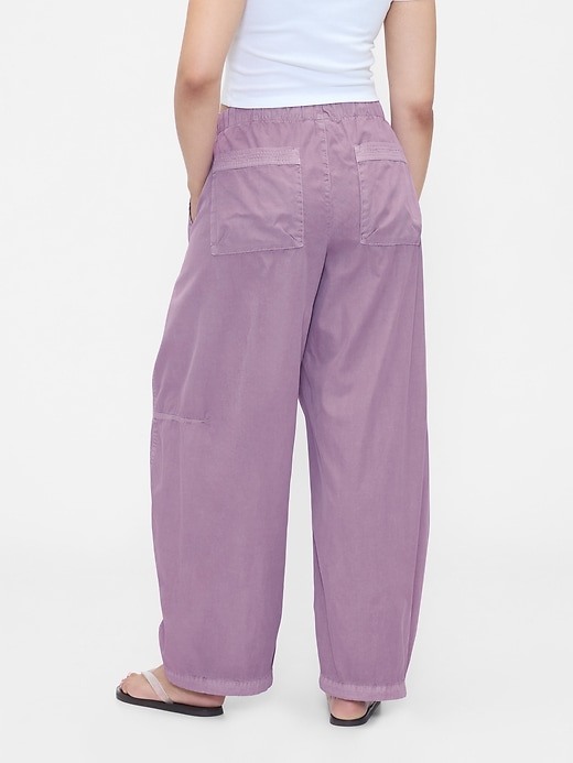 Image number 6 showing, Mid Rise Barrel Parachute Pants