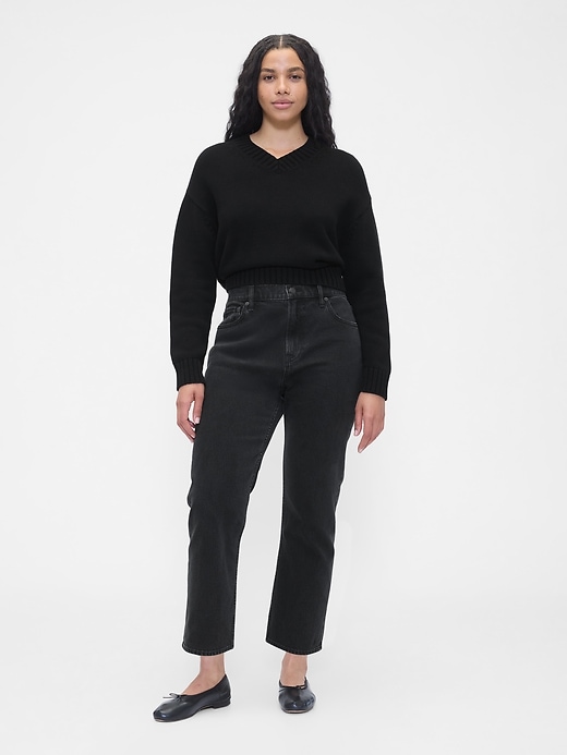 Image number 2 showing, High Rise ’90s Straight Crop Jeans