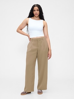 そそい　weatDistressed WidePants Alternative Women's Boulevard Wide Leg Pant, Black, X-Small