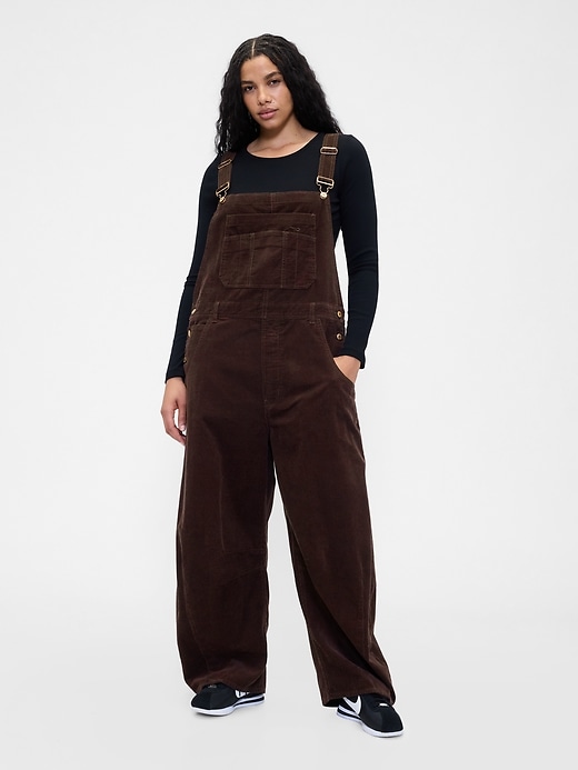 Image number 5 showing, Corduroy Horseshoe Overalls