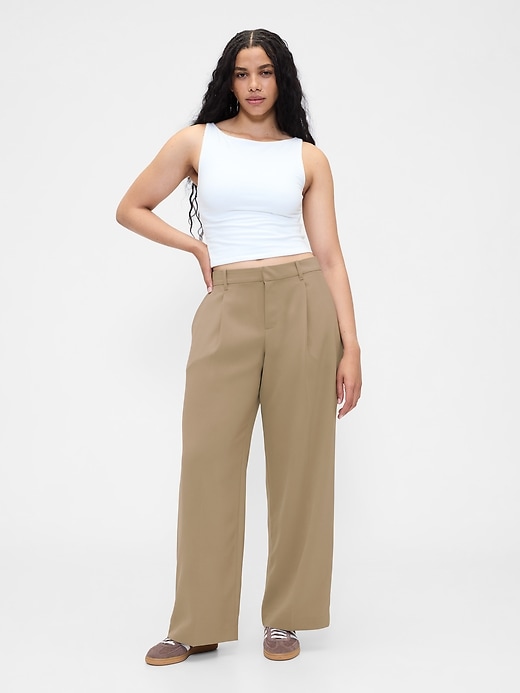 Image number 5 showing, 365 Low Rise Pleated Wide-Leg Trousers
