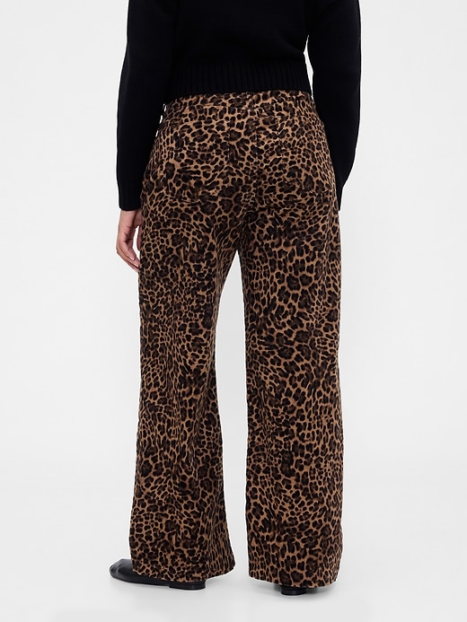 Image number 6 showing, High Rise Corduroy Stride Wide-Leg Jeans