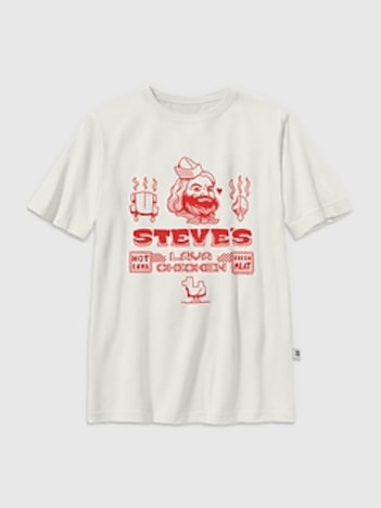 Kids Minecraft Movie Steves Lava Chicken Graphic T-Shirt