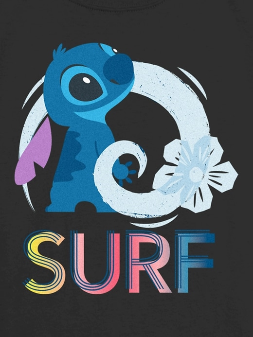 Image number 3 showing, Kids Lilo and Stitch Surf Graphic T-Shirt