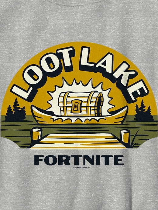 Image number 3 showing, Kids Fortnite Loot Lake Graphic T-Shirt