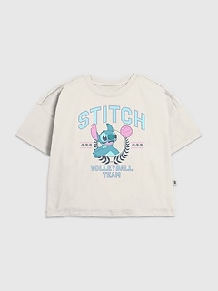 Kids Lilo and Stitch Volleyball Team Graphic T-Shirt