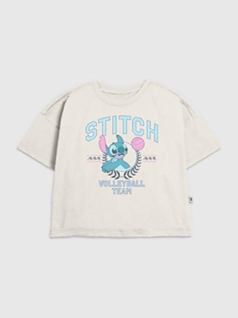 Kids Lilo and Stitch Volleyball Team Graphic T-Shirt