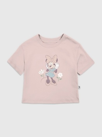 Toddler Minnie Mouse Flowers Graphic T-Shirt