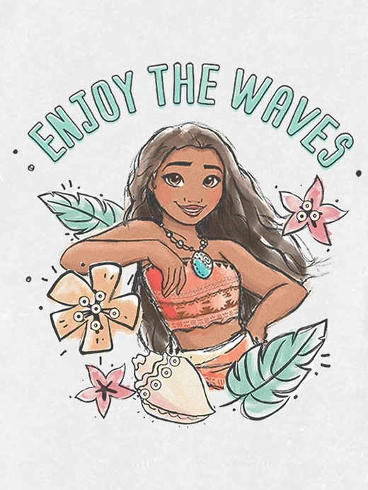 Image number 3 showing, Toddler Moana Waves Graphic T-Shirt