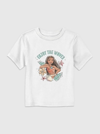 Toddler Moana Waves Graphic T-Shirt