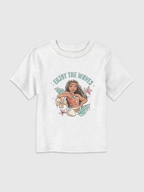 Toddler Moana Waves Graphic T-Shirt
