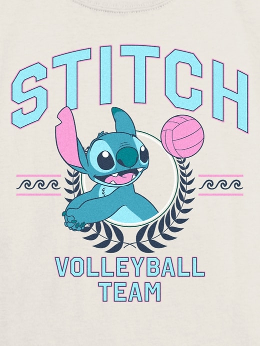 Image number 3 showing, Kids Lilo and Stitch Volleyball Team Graphic T-Shirt