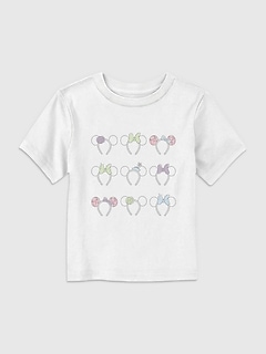 Toddler Minnie Mouse Ears Graphic T-Shirt