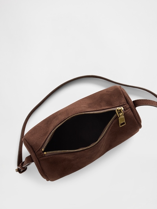 Image number 4 showing, Vegan Suede Barrel Bag