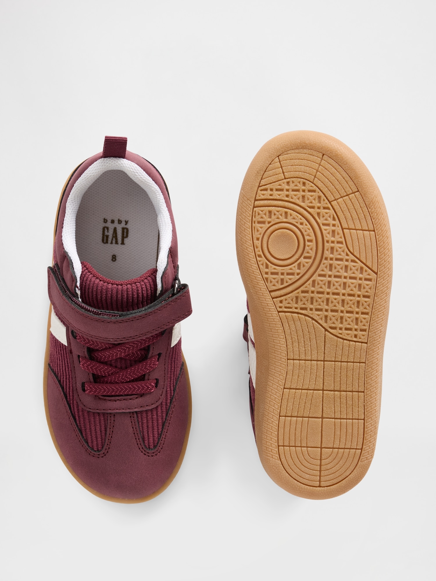 Детские кроссовки Gap Toddler Corduroy Sneakers — фото 3