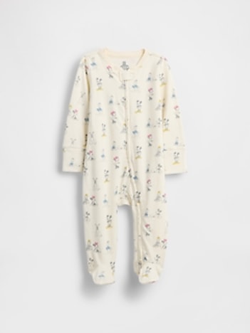 Gap × Disney Baby Organic Cotton Footed One-Piece