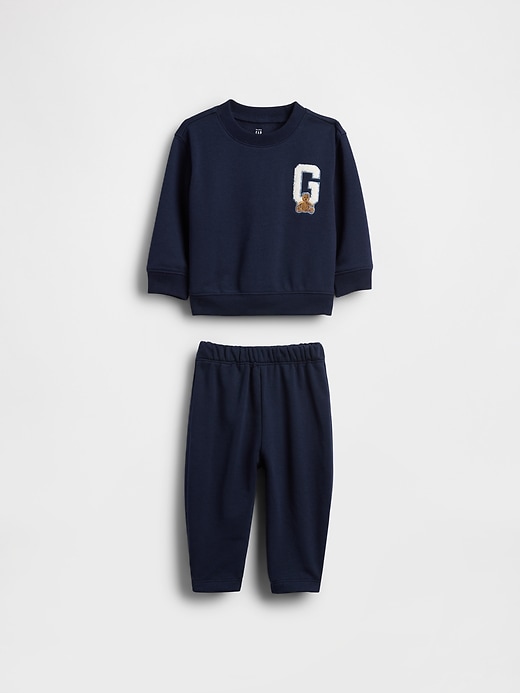 Image number 1 showing, Baby VintageSoft Varsity Logo Sweat Set