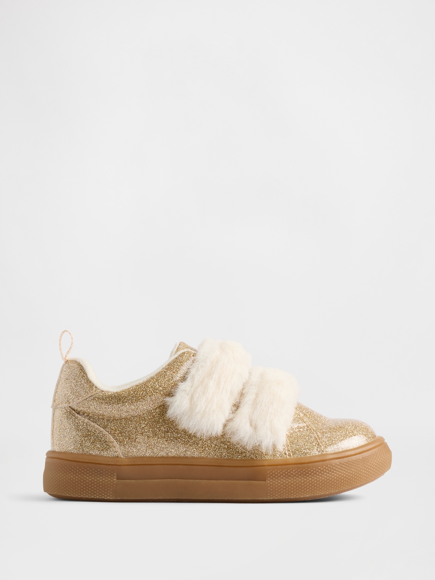 Детские кроссовки Gap Toddler Vegan Fur Glitter Sneakers