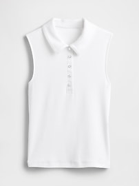 Modern Polo Crop Tank Top