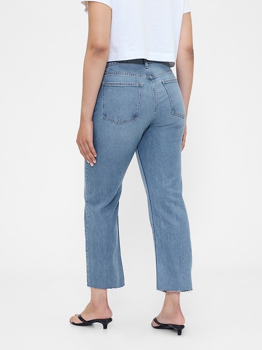 Image number 6 showing, High Rise ’90s Straight Crop Jeans