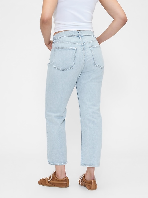 Image number 6 showing, High Rise '90s Straight Crop Jeans