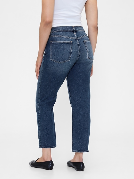 Image number 3 showing, High Rise '90s Straight Crop Jeans