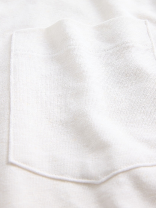 Image number 4 showing, Linen-Blend Ruffle PJ Shirt