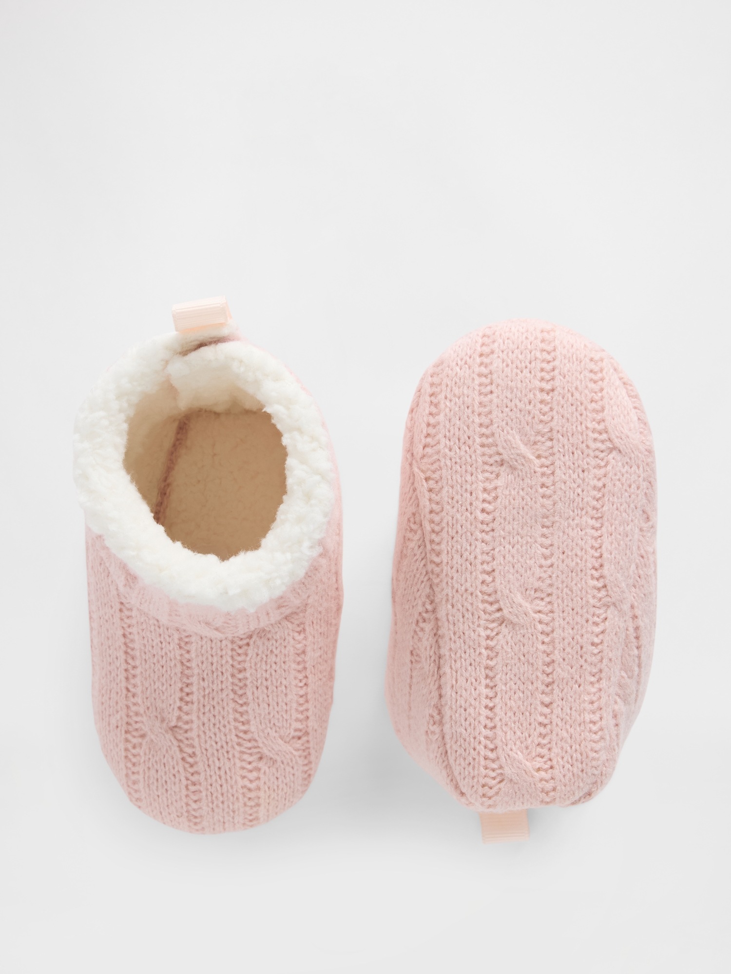 Ботинки Gap Sherpa-Lined Bootie для малышей, цвет: Розовый — фото 3