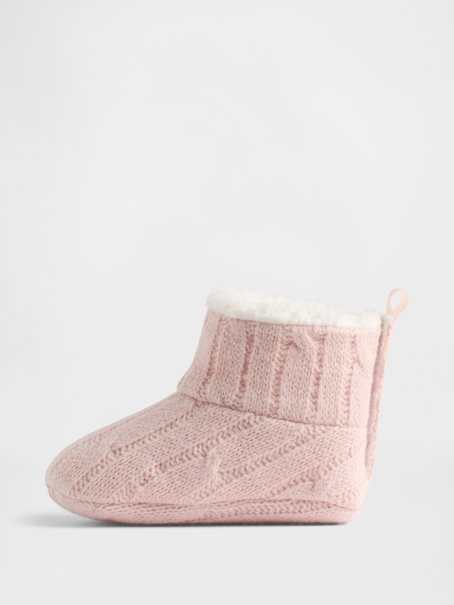 Ботинки Gap Sherpa-Lined Bootie для малышей, цвет: Розовый — фото 5