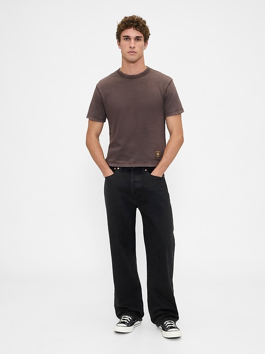 Image number 2 showing, Heavyweight Crop Graphic T-Shirt