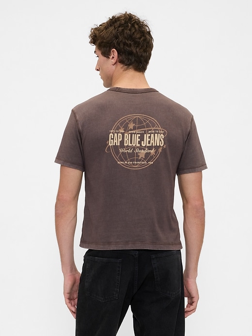 Image number 3 showing, Heavyweight Crop Graphic T-Shirt