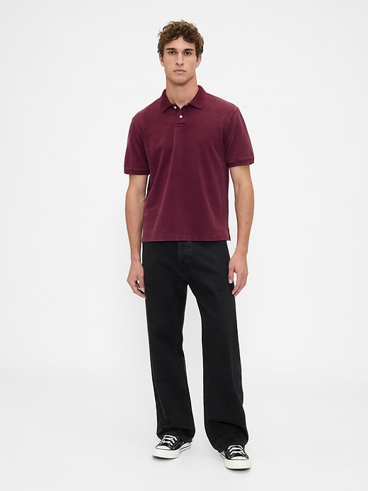 Image number 2 showing, Relaxed Pique Polo Shirt