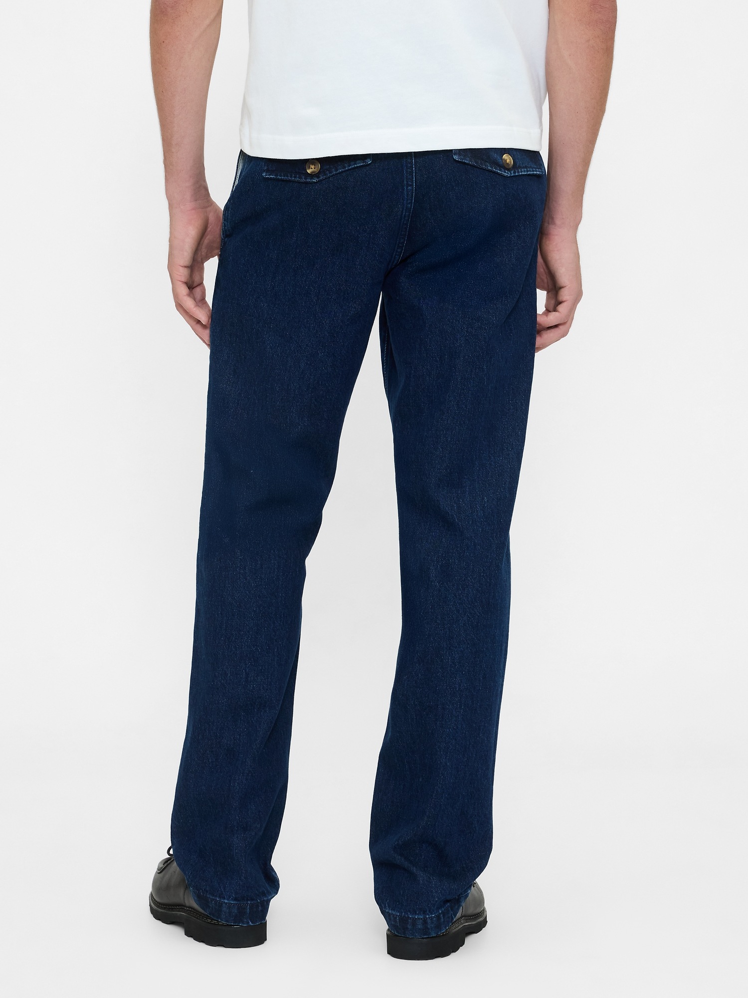 Женские джинсы Gap Relaxed Straight Trouser Jeans — фото 4