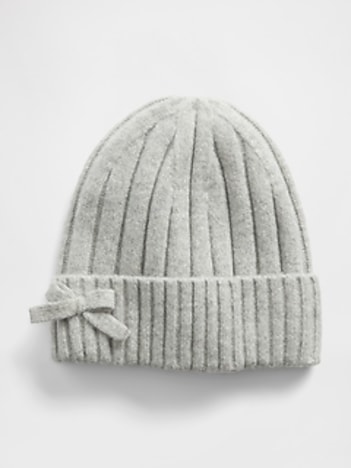 Kids CashSoft Bow Beanie