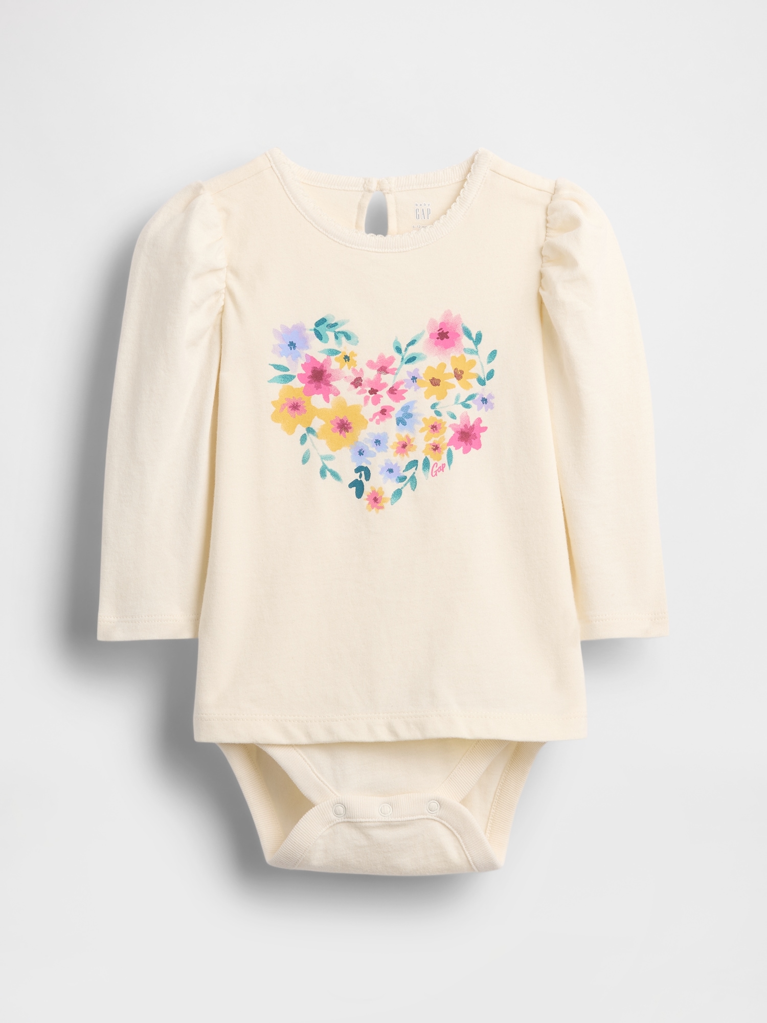 Baby Shirt Bodysuit - White