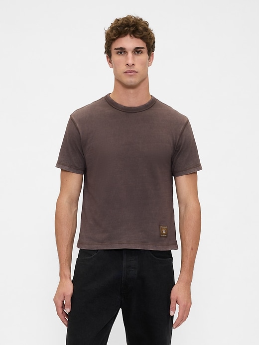 Image number 1 showing, Heavyweight Crop Graphic T-Shirt
