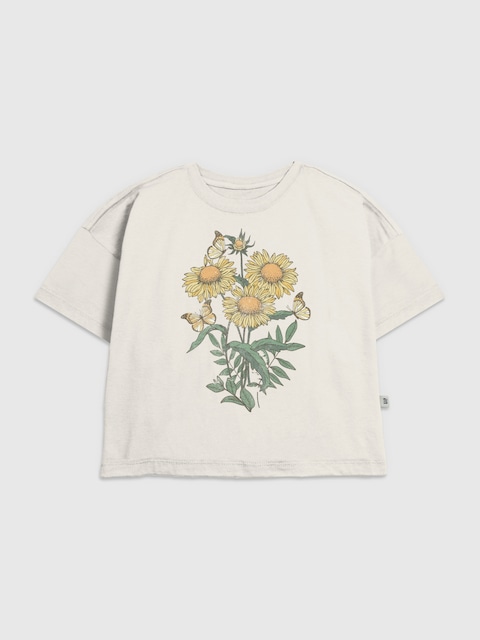 Kids Sunflowers Graphic T-Shirt