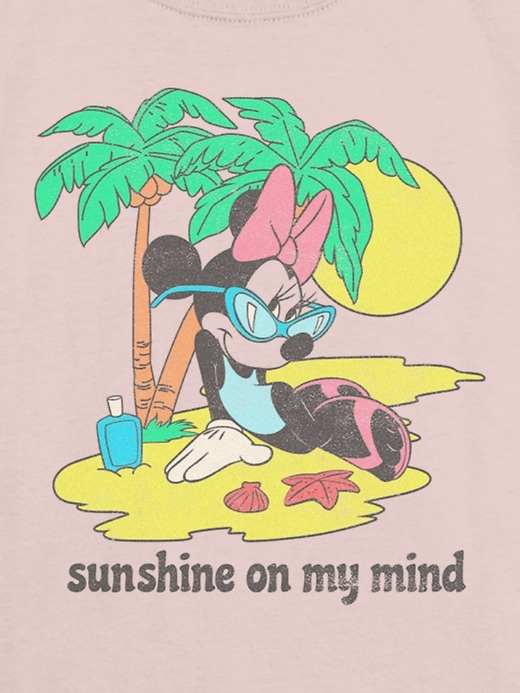 Image number 3 showing, Kids Minnie Mouse Beach Graphic T-Shirt