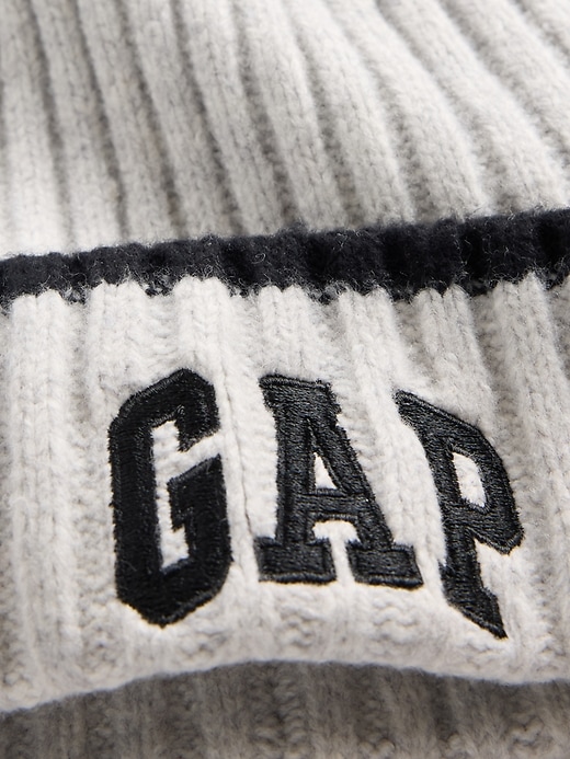 Image number 2 showing, Kids CashSoft Rib Logo Beanie
