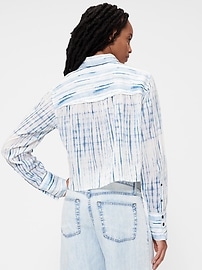 GapStudio Voile Crop Shirt
