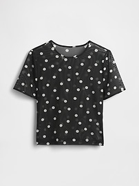 Mesh Crop T-Shirt