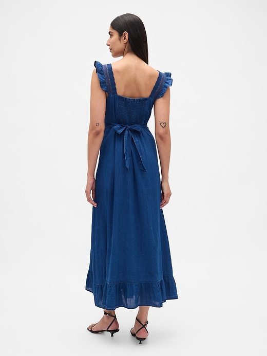 Image number 2 showing, Ruffle-Trim Maxi Dress