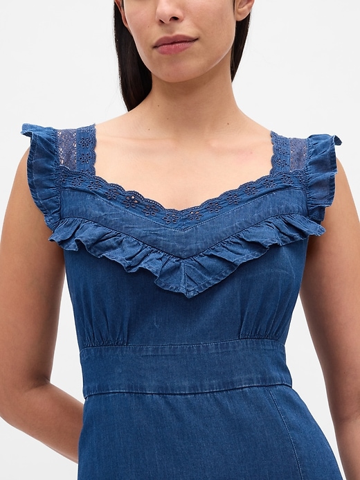 Image number 4 showing, Ruffle-Trim Maxi Dress