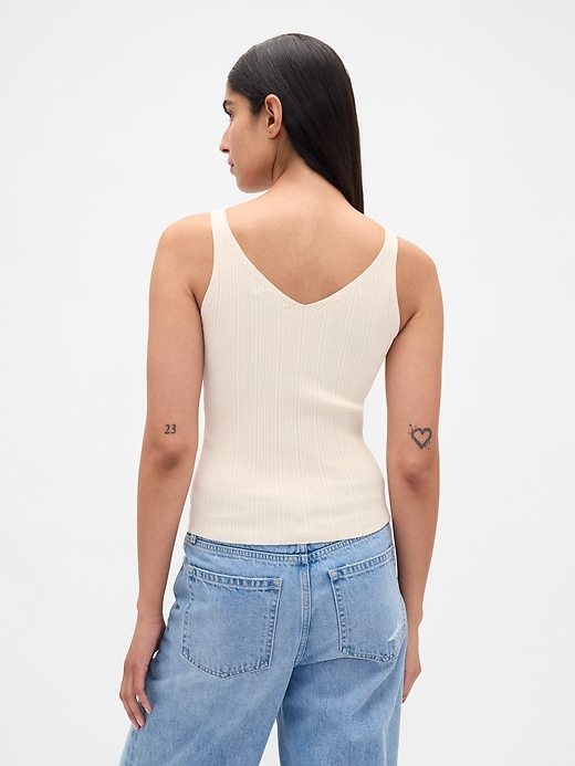 Image number 3 showing, Rib Sweater Tank Top