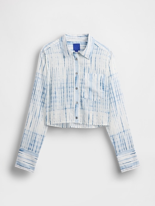 Image number 7 showing, GapStudio Voile Crop Shirt