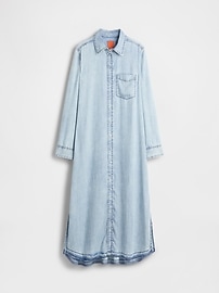GapStudio Draped Denim Shirtdress